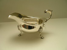 English Sterling Silver Sauce Boat