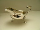 English Sterling Silver Sauce Boat