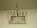 Sterling Silver Antique Sheffield Toast Rack