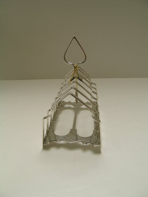 Sterling Silver Antique Sheffield Toast Rack