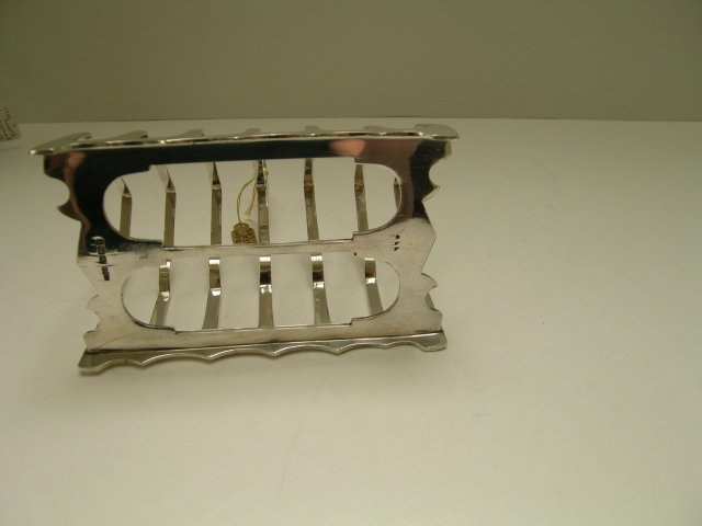 Sterling Silver Antique Sheffield Toast Rack