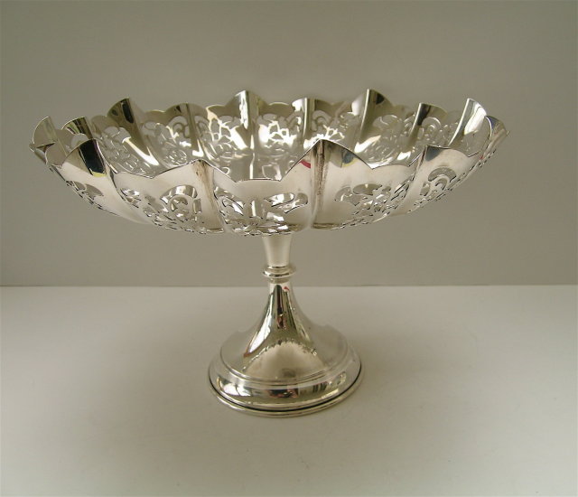 English Sterling Silver Tazza