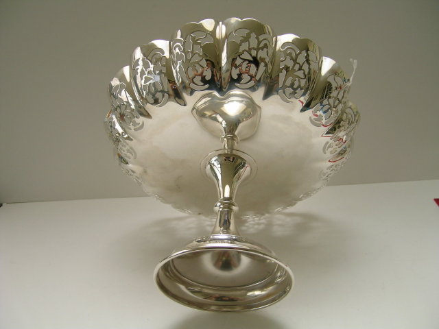 English Sterling Silver Tazza