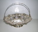 Sterling Silver Large Early Victorian Basket
