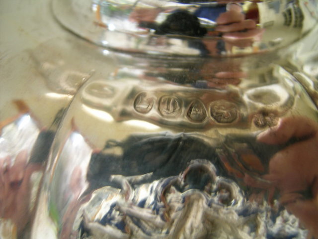Sterling Silver Large Early Victorian Basket