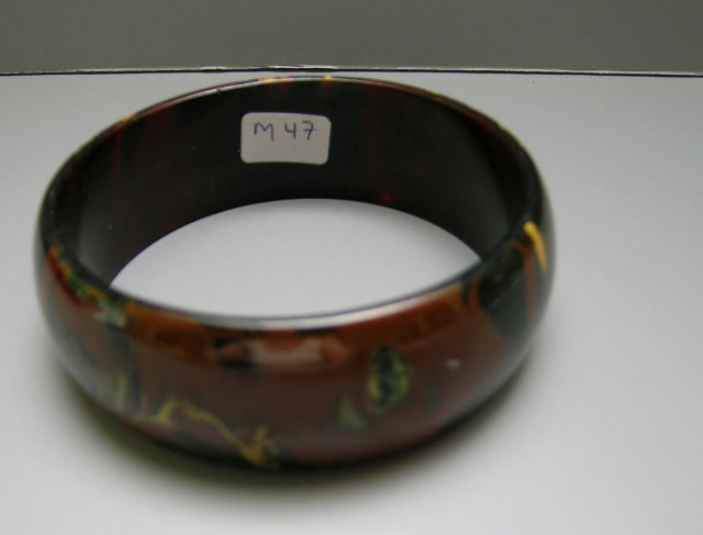 Bakelite Brown Vintage End of the Day Bangle
