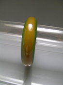 Bakelite Vintage Olive and Golden Brown Bangle