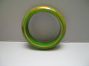 Bakelite Vintage Olive and Golden Brown Bangle