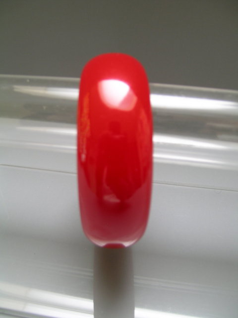 Bakelite Vintage Chunky Red Bangle