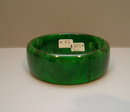 Bakelite Vintage Green Bangle