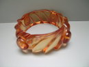 Bakelite Applejuice wide Bangle