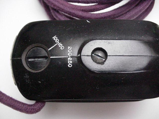Bakelite English Travel Iron/ Smoothie-Original Box