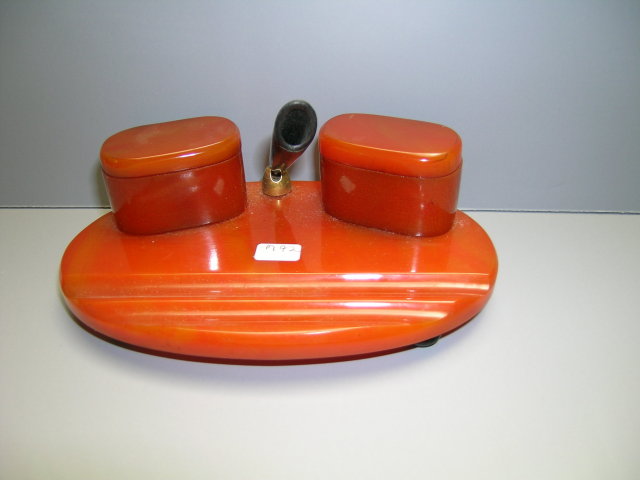 Bakelite Vintage Inkwell Set
