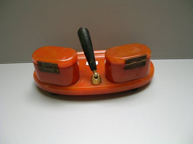 Bakelite Vintage Inkwell Set