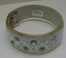 Lucite unusual chrome blue color with
