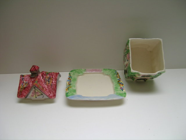 Royal Winton Cottageware Olde Mill 3 Piece Jam