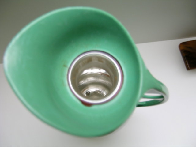 Bakelite Vintage Green Deco Thermos