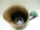 English Majolica Wheat Design Jug