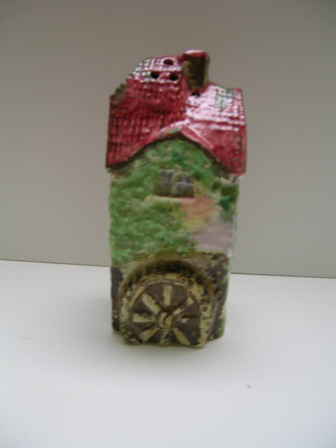 Royal Winton Cottageware Olde Mill Pink Roof