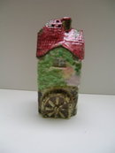 Royal Winton Cottageware Olde Mill Pink Roof