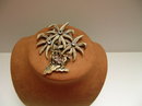Joseff Palm Trees and Angel Brooch