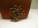 Joseff Palm Trees and Angel Brooch