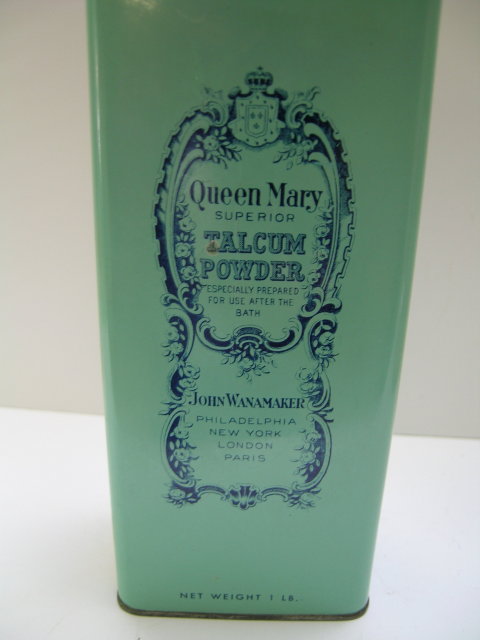 Queen Mary Talcum Powder:John Wanamaker