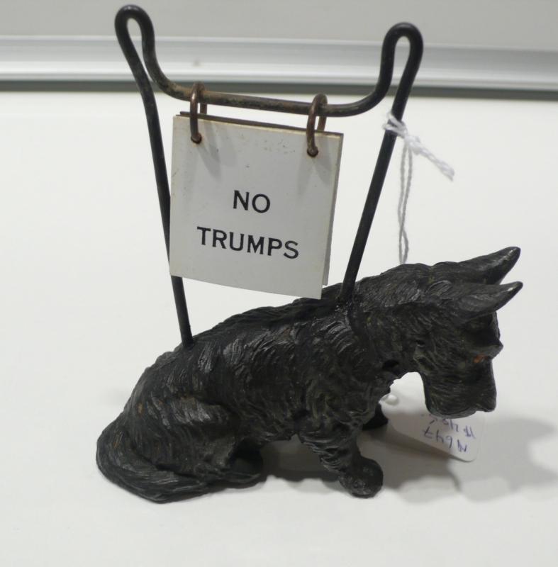 English Black Scotty Trump Marker