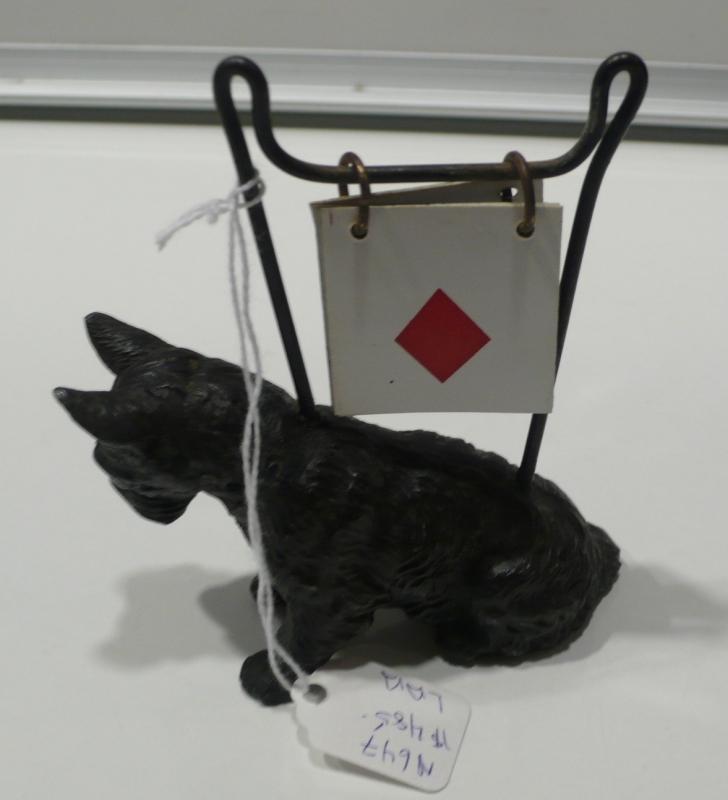 English Black Scotty Trump Marker