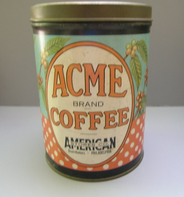 Acme Brand Coffee Tin