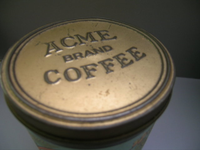 Acme Brand Coffee Tin
