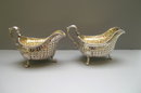 Sterling Silver Georgian Pair of Sauce Boats
