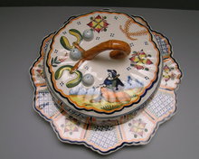 Quimper Camembert Covered Dish