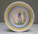 Quimper Plate Young Woman