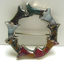 Victorian Scottish Agate Brooch