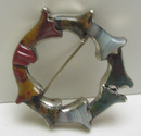 Victorian Scottish Agate Brooch