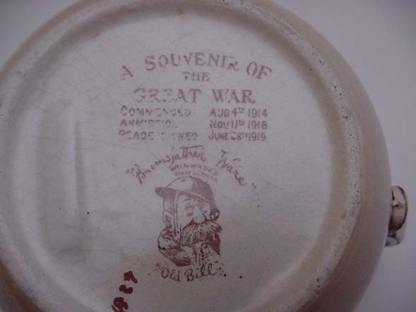 World War I Burce Bairnsfather jug