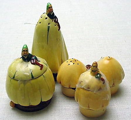 Burleigh Pixie Jam, Sugar Shaker, Cruet Set