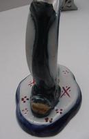 Quimper Crescent Shaped Vase