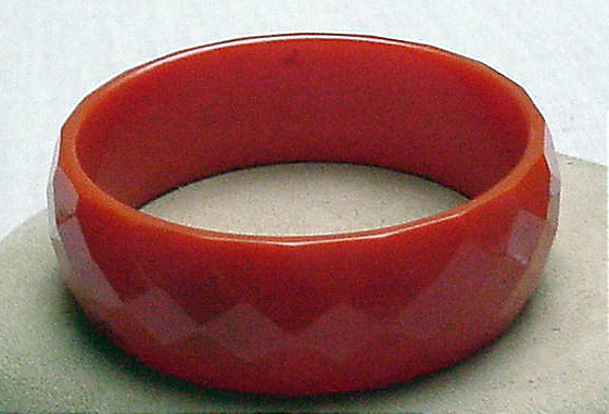 Bakelite Orange Bangle