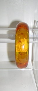 Bakelite Vintage Applejuice Reversed Carved