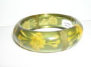 Bakelite Vintage Applejuice Reversed Carved