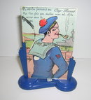 Vintage English Blue Celluloid Frame
