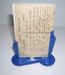 Vintage English Blue Celluloid Frame