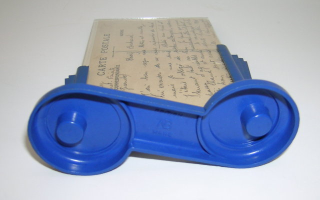 Vintage English Blue Celluloid Frame