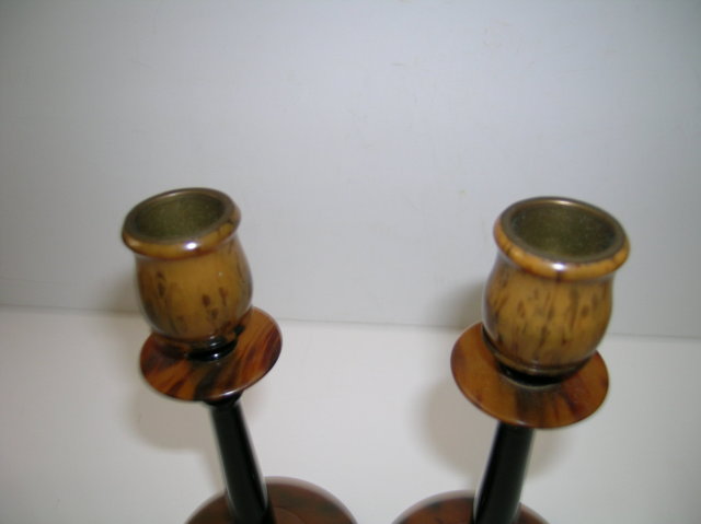 Bakelite/Celluloid Vintage Candlesticks