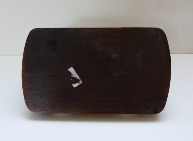 Bakelite & Wood Ashtray & Match Holder
