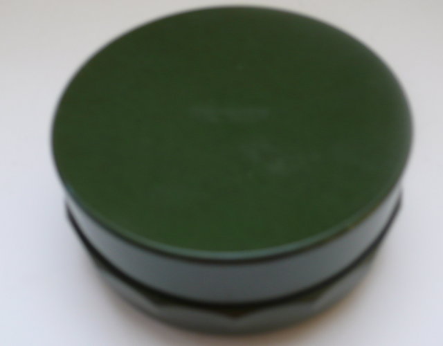Bakelite Vintage English Green Box with
