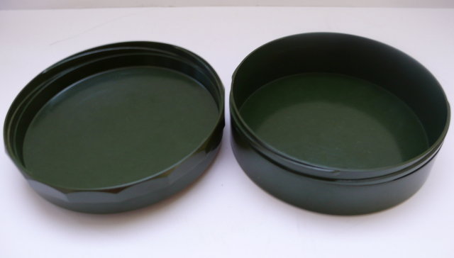 Bakelite Vintage English Green Box with