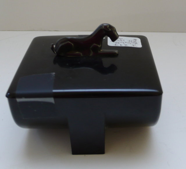 Bakelite Dog Cufflink Box